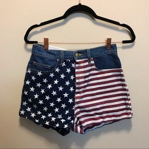 🇺🇸Fun Original American Apparel Flag Shorts🇺🇸